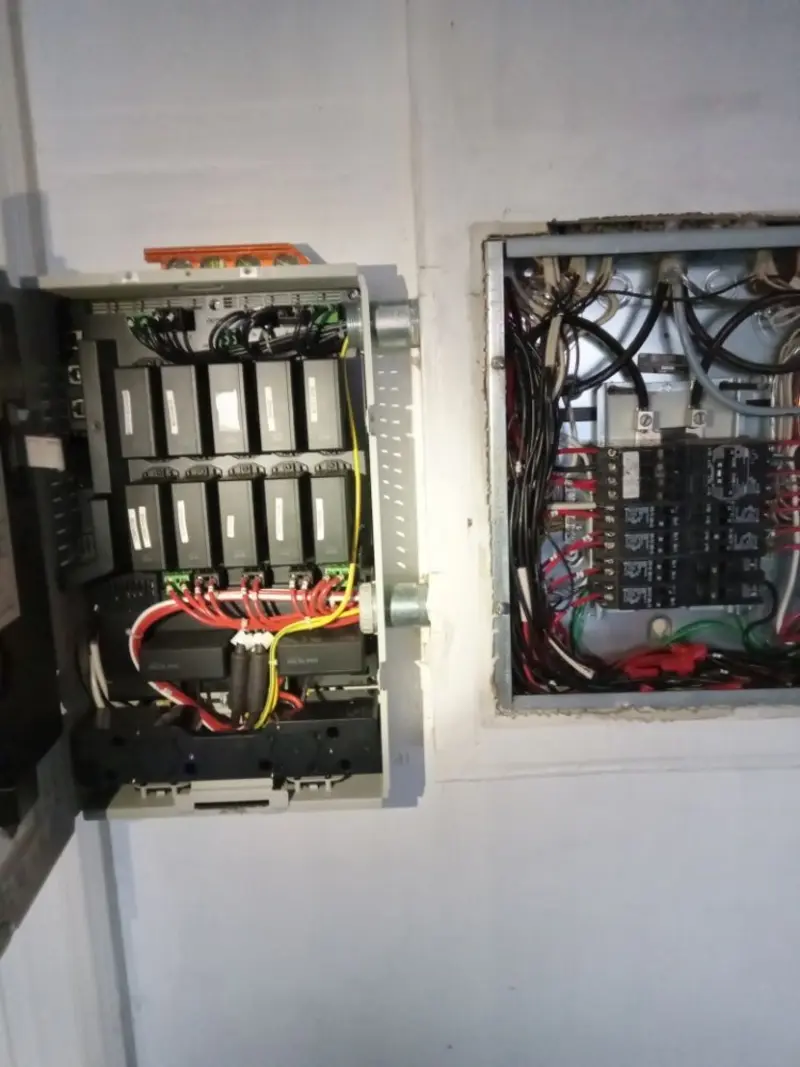 Electrical panel upgrade completed for Security Camera Wiring in San Gabriel